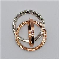Anello Rubinia Donna Numeri e Parole in Oro rosa AN145R-P - AN145R-P